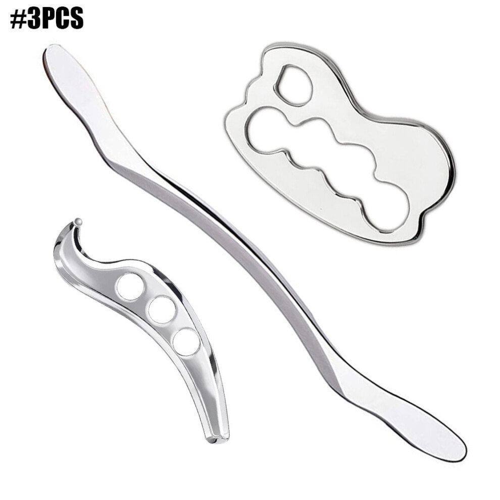 Dechoicelife White (A-) Gua Sha Board Massage Tools Deep Tissue Massage Fascia Recovery Muscle Mssager Guasha Scraping Board Gua Sha Scraper