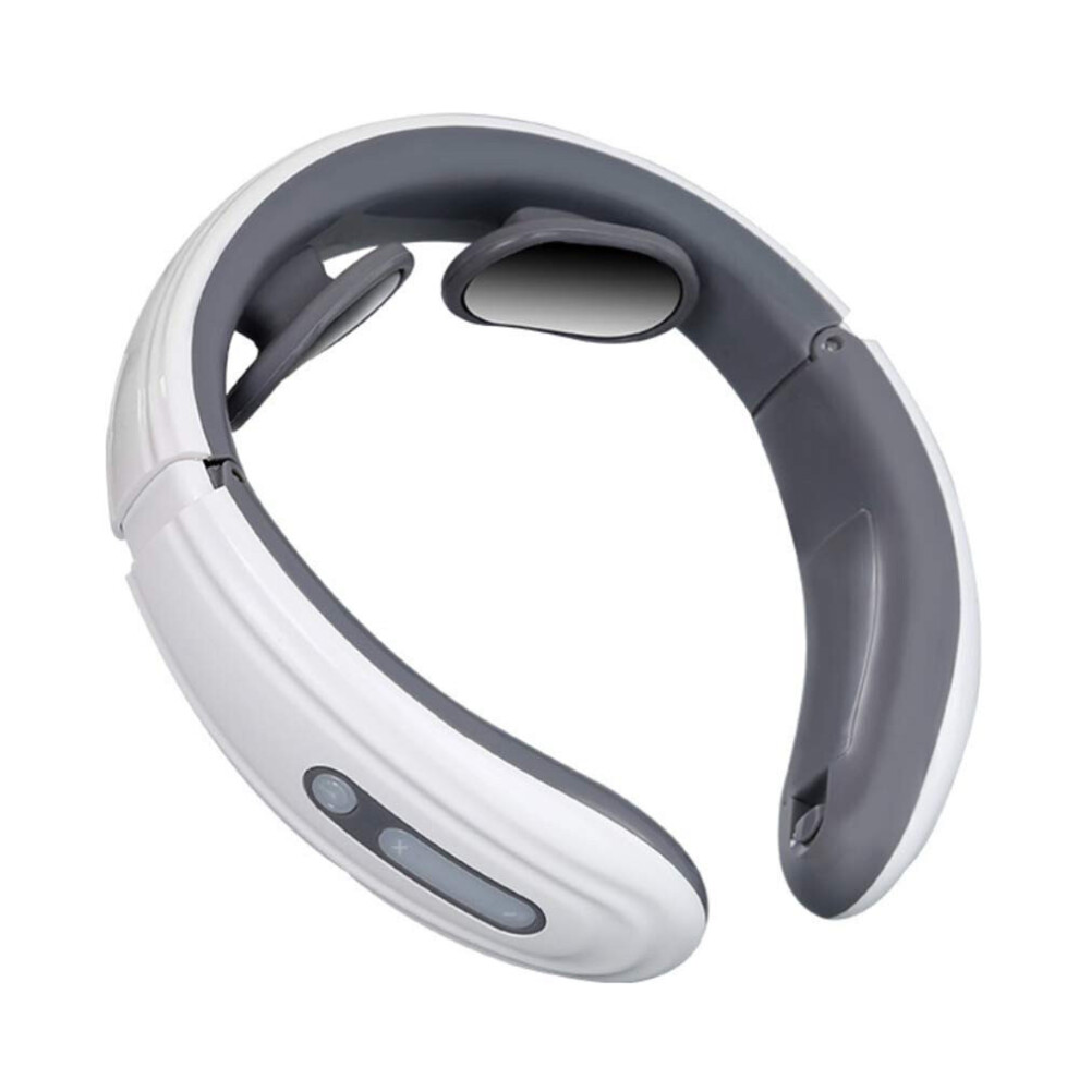 Dechoicelife Electric Neck Massager Low Frequency Magnetic Pulse Therapy Cervical Vertebra Physiotherapy Pain Relief Health Care Relaxation