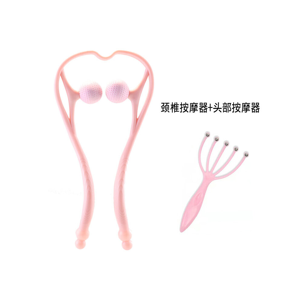 Dechoicelife (A-P And Head Massager) Handheld Neck Massager,Point Occipital Massage Stick Tool For Self Muscle Deep Tissue Massage,Relaxation,Tension Relief