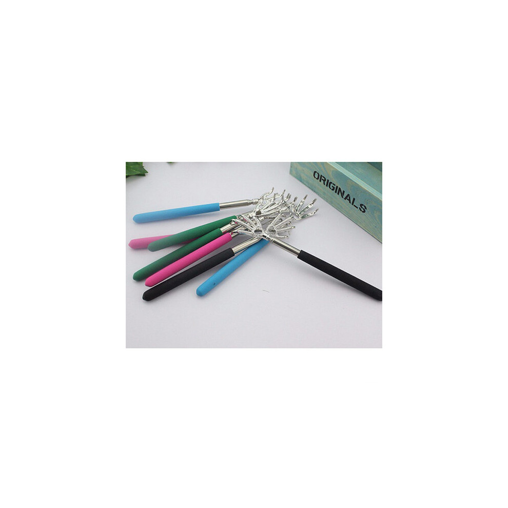 Dechoicelife Practical Handy Stainless Pen Clip Back Scratcher Telescopic Pocket Scratching Massage Kit Bear Claw New Back Scratcher
