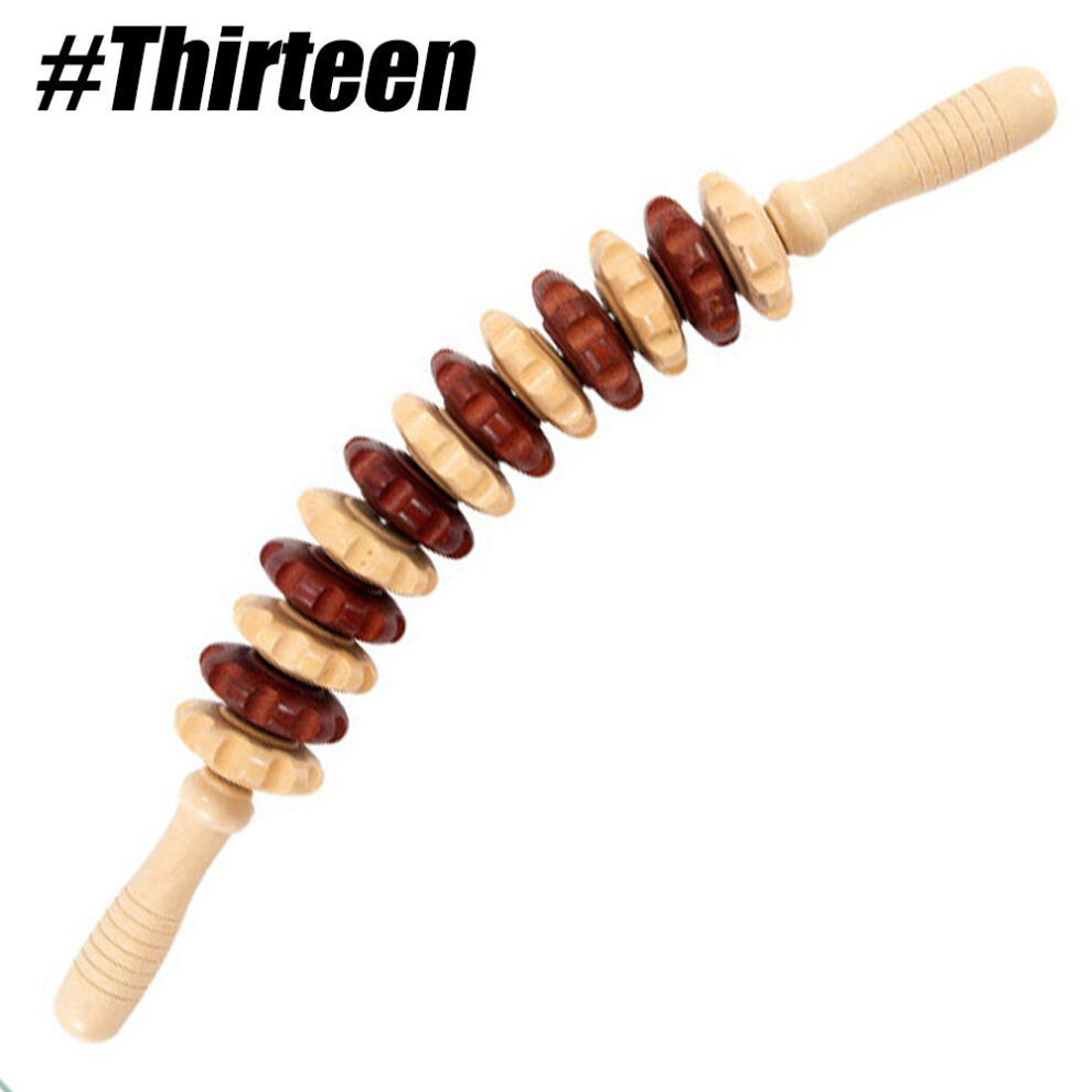 Dechoicelife (A-Thirteen) Tcare Wood Therapy Massage Tools,Lymphatic Drainage Massager Stick For Men And Women,Massage Roller Stick For Lymphatic Drainage