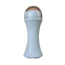 (a-White-opp) 2 Colors Volcanic Stone Facial T-zone Cute Design Travel Women Makeup Tool Natural Matte Portable Face Roller Oil-Absorbing Ball