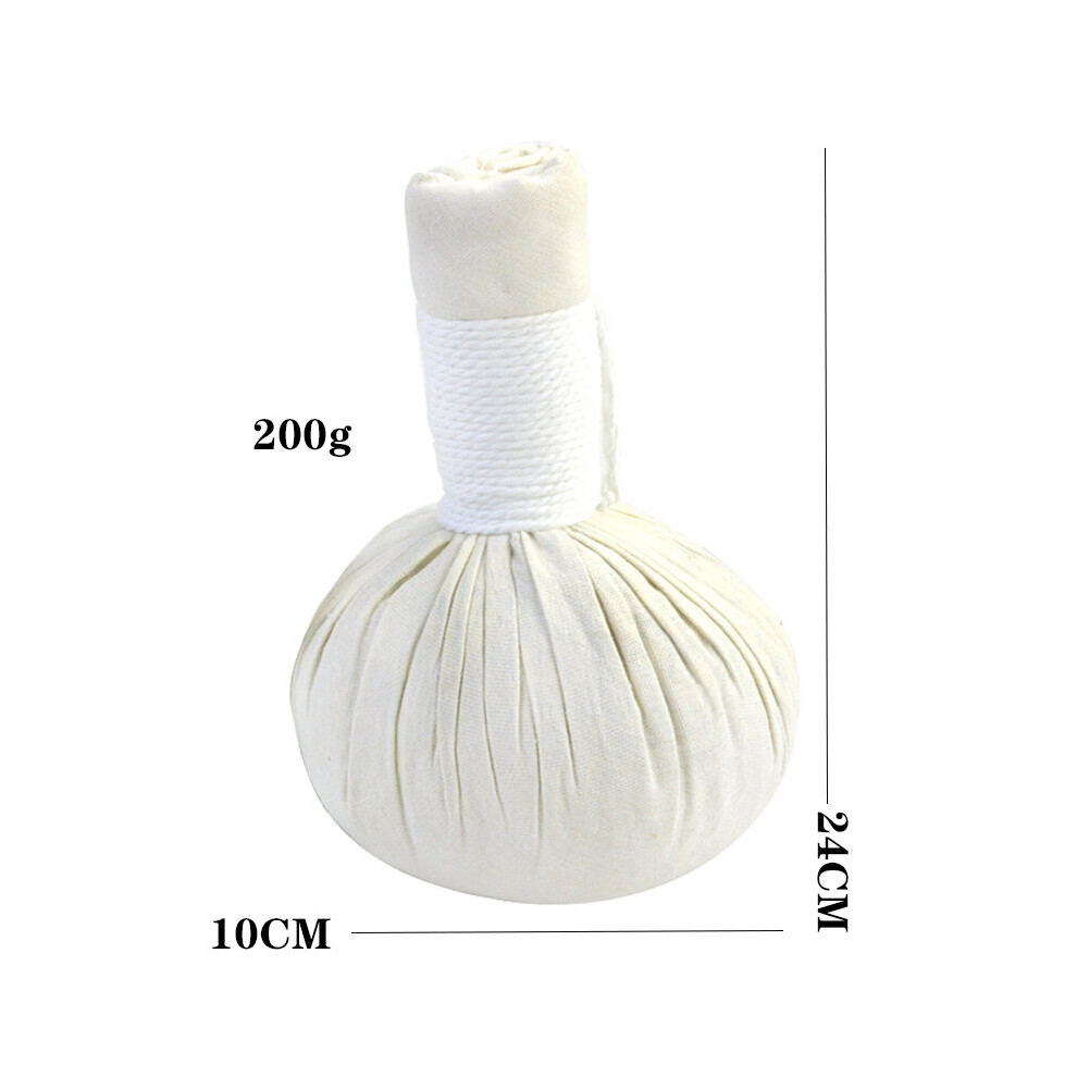 Dechoicelife Thai Herbal Massage Ball Warm Moxibustion Massage Ball Thai Spa Health Care Ball Physiotherapy Hot Therapy Relaxing Massager