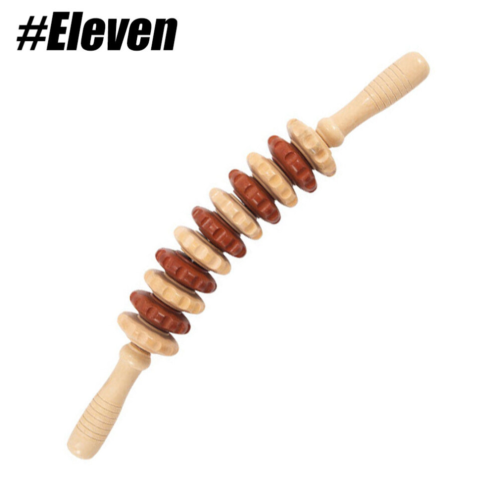 Dechoicelife (A-Eleven) Tcare Wood Therapy Massage Tools,Lymphatic Drainage Massager Stick For Men And Women,Massage Roller Stick For Lymphatic Drainage
