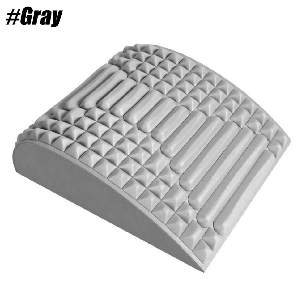 Dechoicelife Grey (A-) Tcare Back Massager Stretcher Equipment Massage Massageador Magic Stretch Fitness Lumbar Support Relaxation Spine Pain Relief