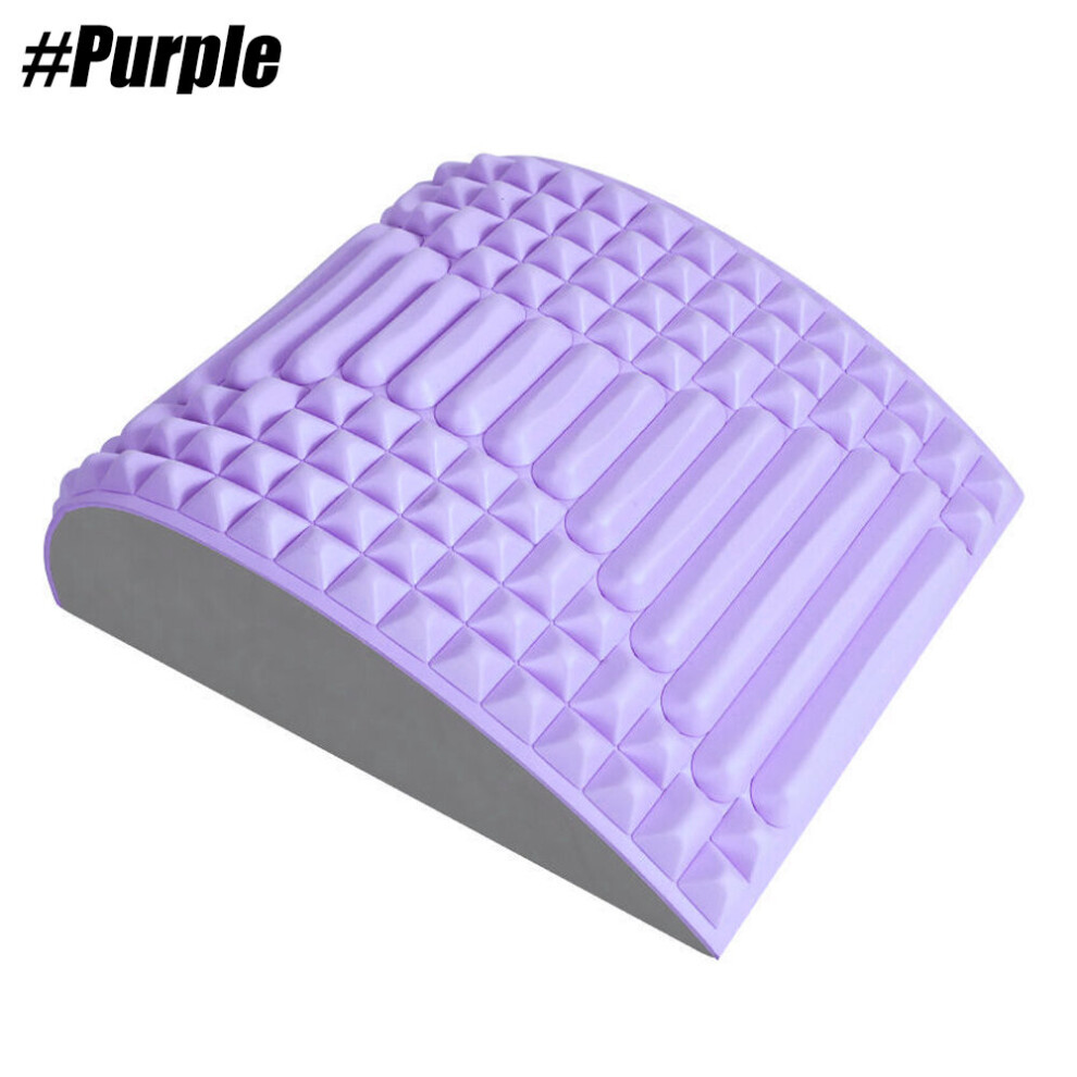 Dechoicelife Purple (A-) Tcare Back Massager Stretcher Equipment Massage Massageador Magic Stretch Fitness Lumbar Support Relaxation Spine Pain Relief