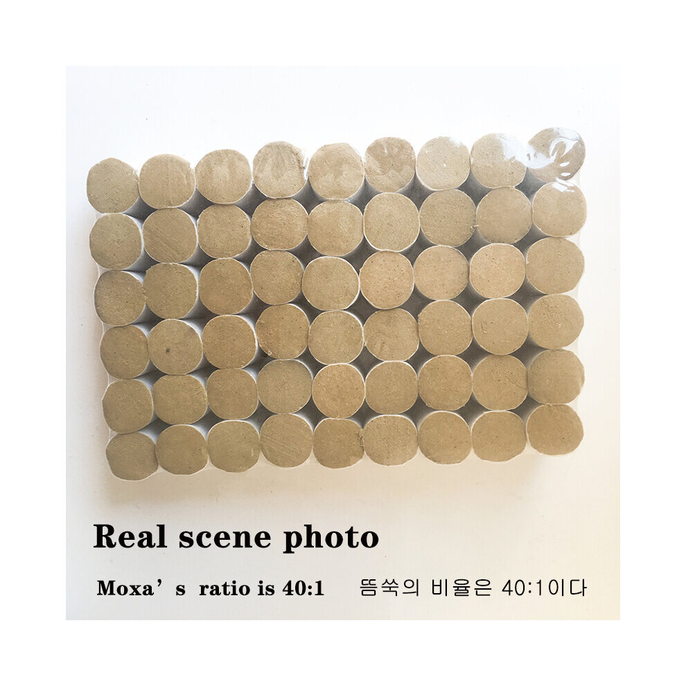Dechoicelife (A-Moxa Stick 40) Jade Facial Beauty Massage Device Warm Moxibustion Rods Rotatable Lodestone Massager Moxa Stick Body Meridian Acupuncture Point