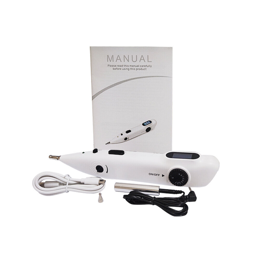 Dechoicelife (A-No Box) Electric Acupoint Massager For Body Acupuncture Pen Microcurrent Pulse Massager Muscle Stimulator Tens Fisioterapia Pain Relief