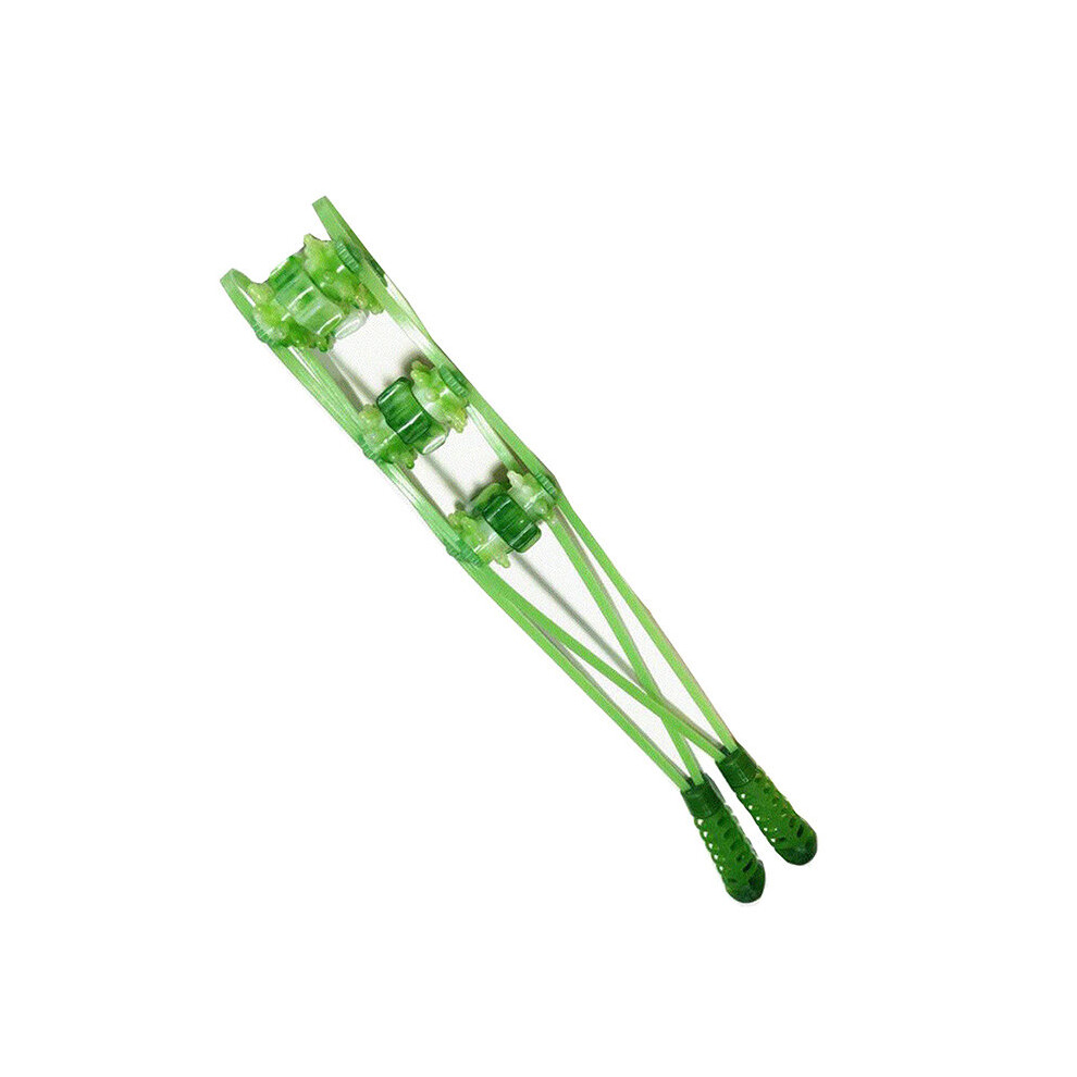 Dechoicelife (A-Green) Handheld Body Back Massage Roller Shoulder Neck Muscle Massager Cellulite Body Massager Fitness Physiotherapy Massage Roller