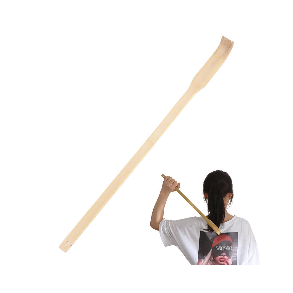 Dechoicelife Durable Bamboo Massager Back Scratcher Wooden Scratching Backscratcher Massager Health Products 16.5 Inches