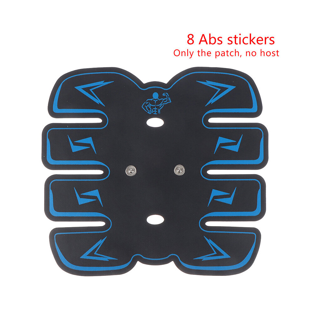 (a-8 Abs stickers) EMS Muscle Stimulator Trainer Smart Fitness Abdominal Training Electric Body Weight Loss Slimming Device-image-OPC-PC9NTXT-NEW