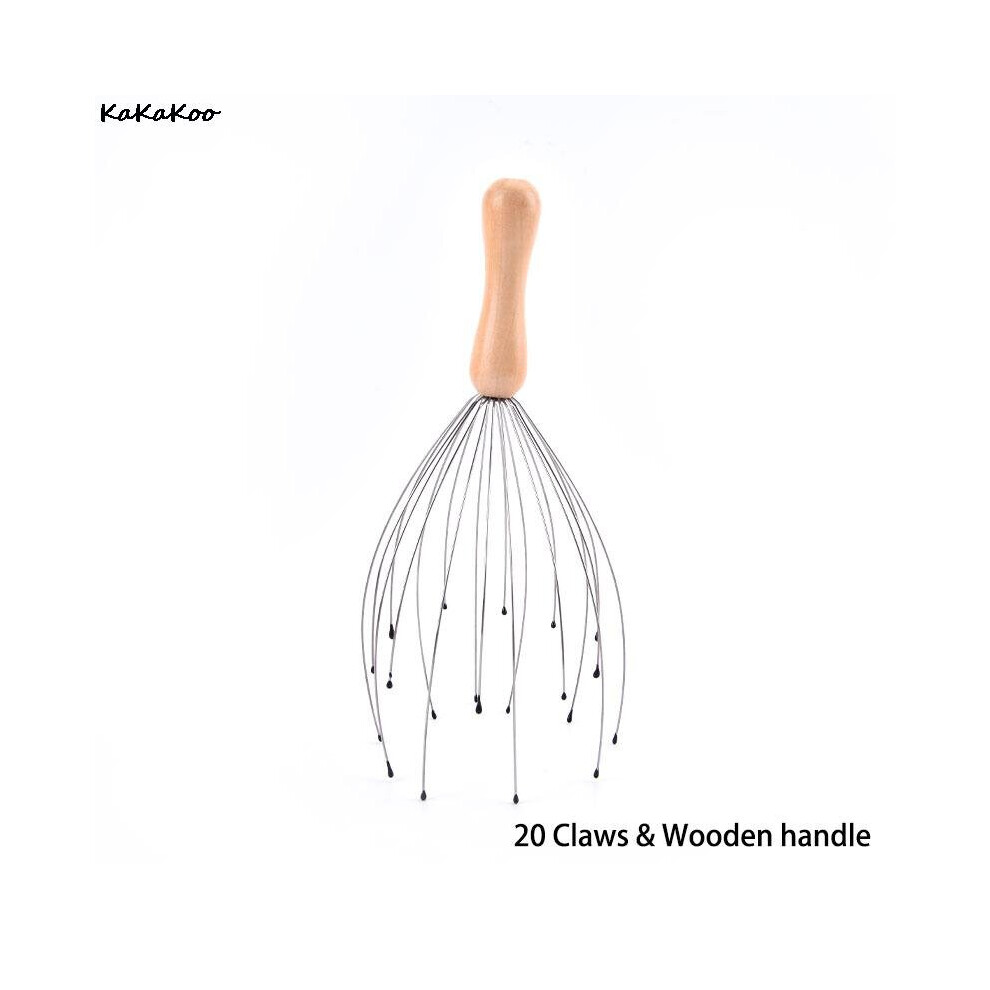 Dechoicelife (A-C) Scalp Massagers With 20 Claws Handheld Head Massage Scratcher For Deep Relaxation Hair Stimulation And Stress Relief Massage