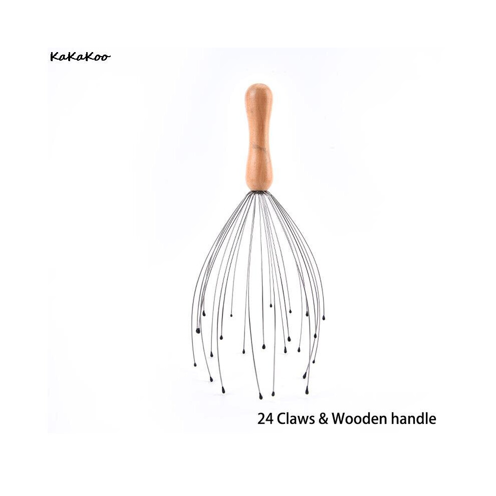 Dechoicelife (A-D) Scalp Massagers With 20 Claws Handheld Head Massage Scratcher For Deep Relaxation Hair Stimulation And Stress Relief Massage