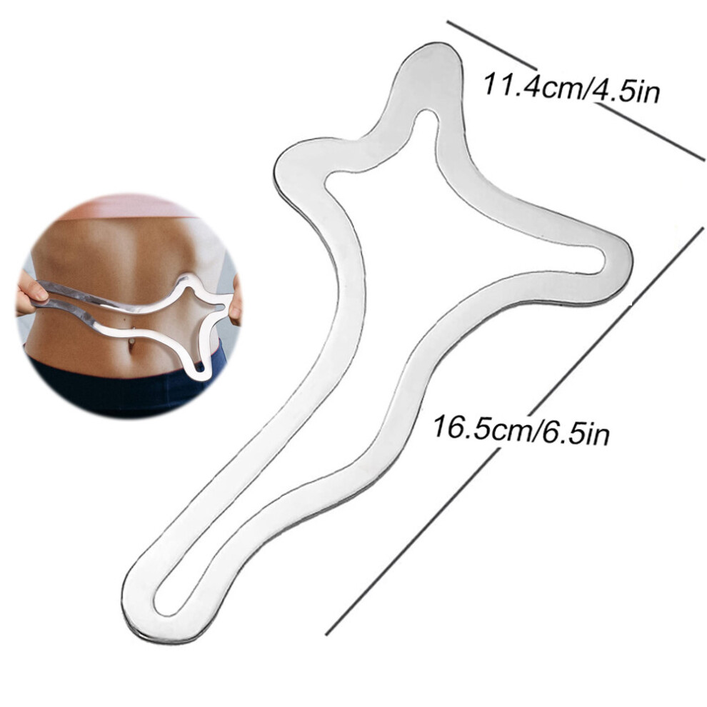 Dechoicelife (A-4) Guasha Tool Scraping Massage Tools Gua Sha Stainless Steel Iastm Tools Great Soft Tissue Mobilization Tool