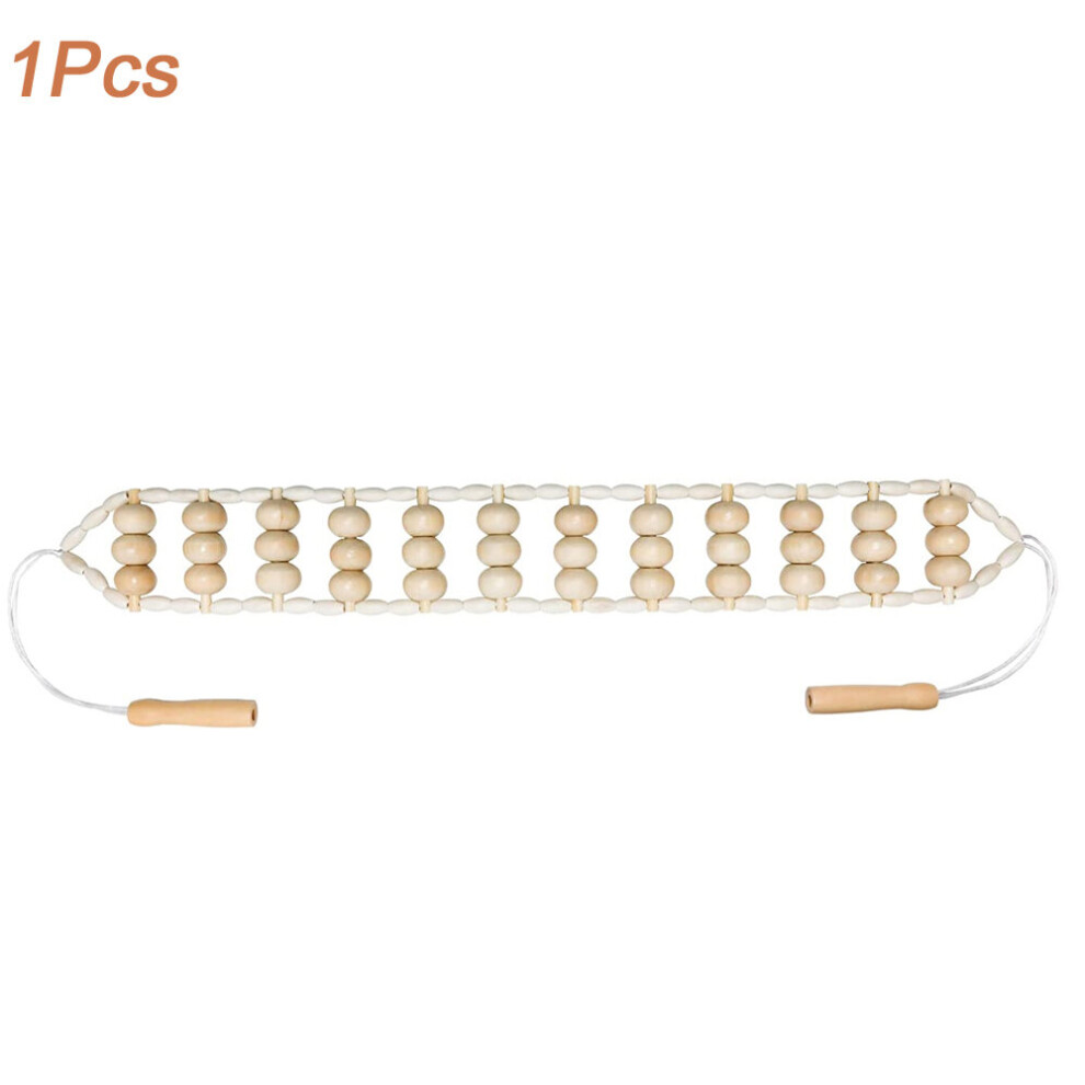 Dechoicelife Yellow (A-) Wooden Body Massage Tool Maderoterapia Kit Wood Massager Roller Wood Gua Sha Roller Manual Wooden For Body Contour Massager