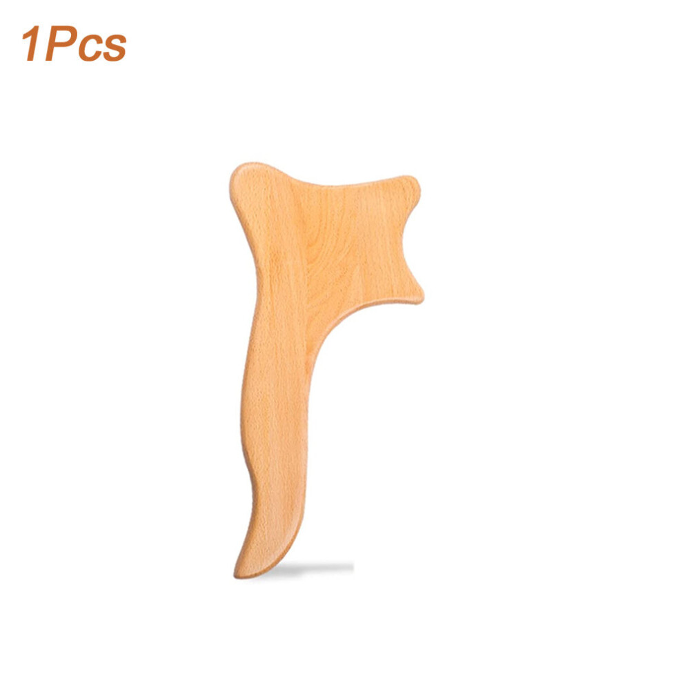 Dechoicelife Purple (A-) Wooden Body Massage Tool Maderoterapia Kit Wood Massager Roller Wood Gua Sha Roller Manual Wooden For Body Contour Massager