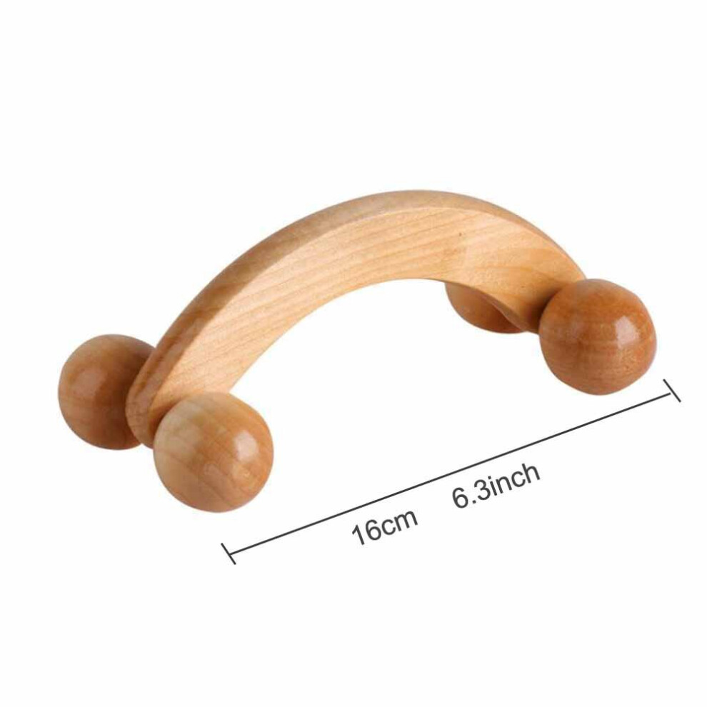 Dechoicelife (A-Wood Massage Tool 7) Wood Therapy Massage Tools, Cellulite Massager, Lymphatic Drainage Massager, Reduce Cellulite, Increased Lymphatic Circulation