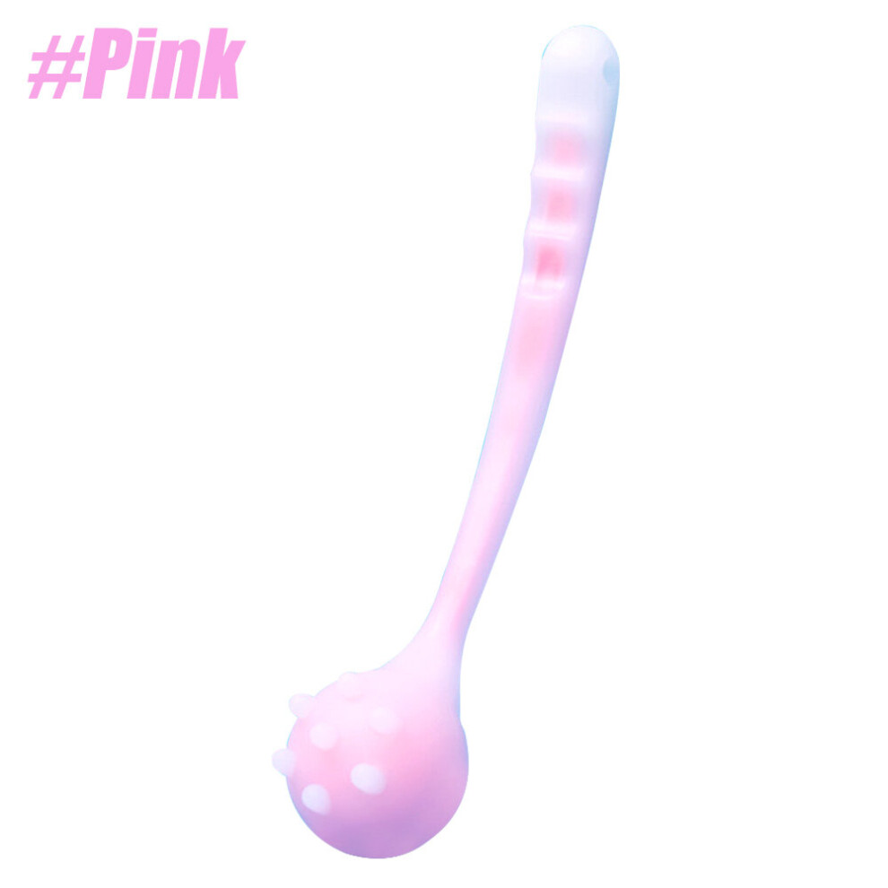 Dechoicelife Pink (A-) Soft Silicone Bendable Massage Hammer Muscle Back Legs Body Fascia Massager For Anti-Cellulite, Lymphatic Drainage, Muscle Relax