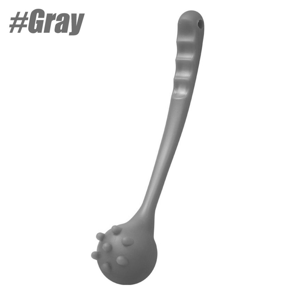 Dechoicelife Gray (A-) Soft Silicone Bendable Massage Hammer Muscle Back Legs Body Fascia Massager For Anti-Cellulite, Lymphatic Drainage, Muscle Relax