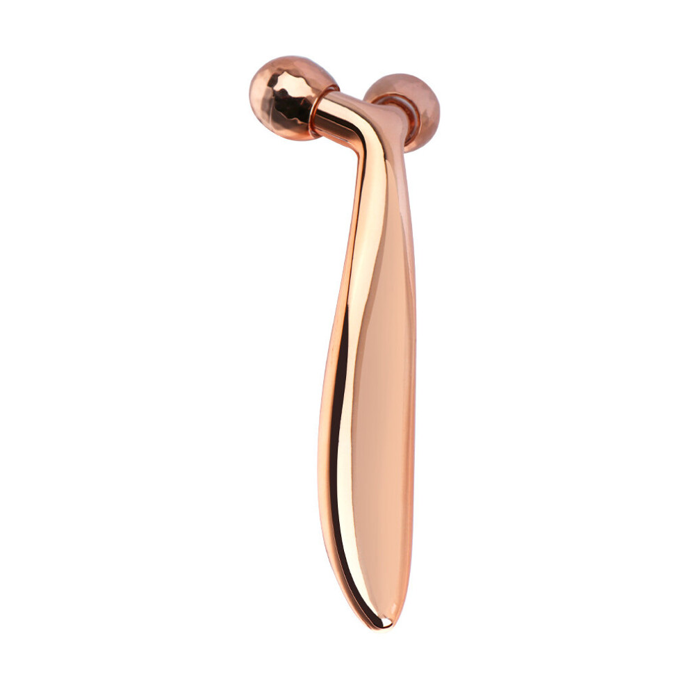 Dechoicelife Gold (A-Rose ) Face Roller Massager Thin Face Massager 360 Rotate Full Body Shape Y Shape Massagers Aniti Wrinkle Lifting Facial Massage Tool