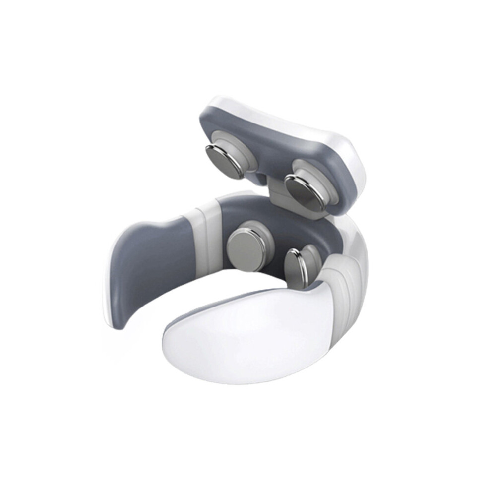 Dechoicelife White (A-) Body Massager Relaxation Vertebra Physiotherapy Pain Relief Back Cervical Massage Machine Smart Electric Neck Massager Pulse