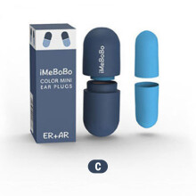 (a-C) 1 Pairs Capsule Earplugs Super Soundproof Sleep Dormitory Anti-snoring Artifact Memory Foam Earplugs Pill Box Anti-noise Earplug