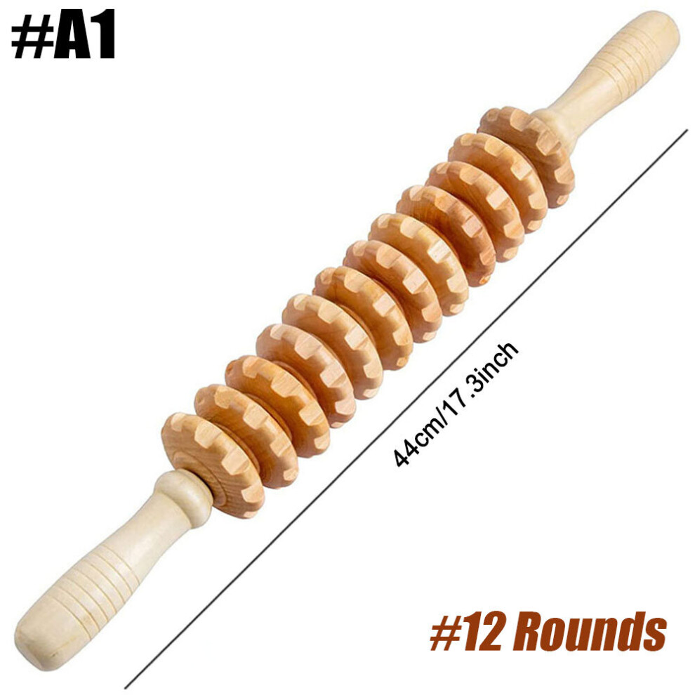 Dechoicelife (A-A1) Lymphatic Drainage Massager Wood Therapy Massage Tools, Maderoterapia Colombiana, Maderotherapy, Anti Cellulite Roller Tool