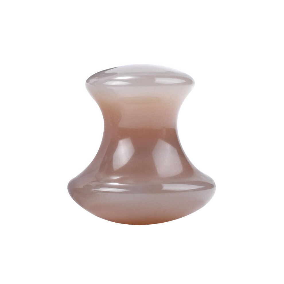Dechoicelife (A-Ash) Natural Rose Quartz Jade Stone Massager Facial Roller Beauty Mushroom Shape Massage Eye Neck Care Slimming Tools Health Beauty