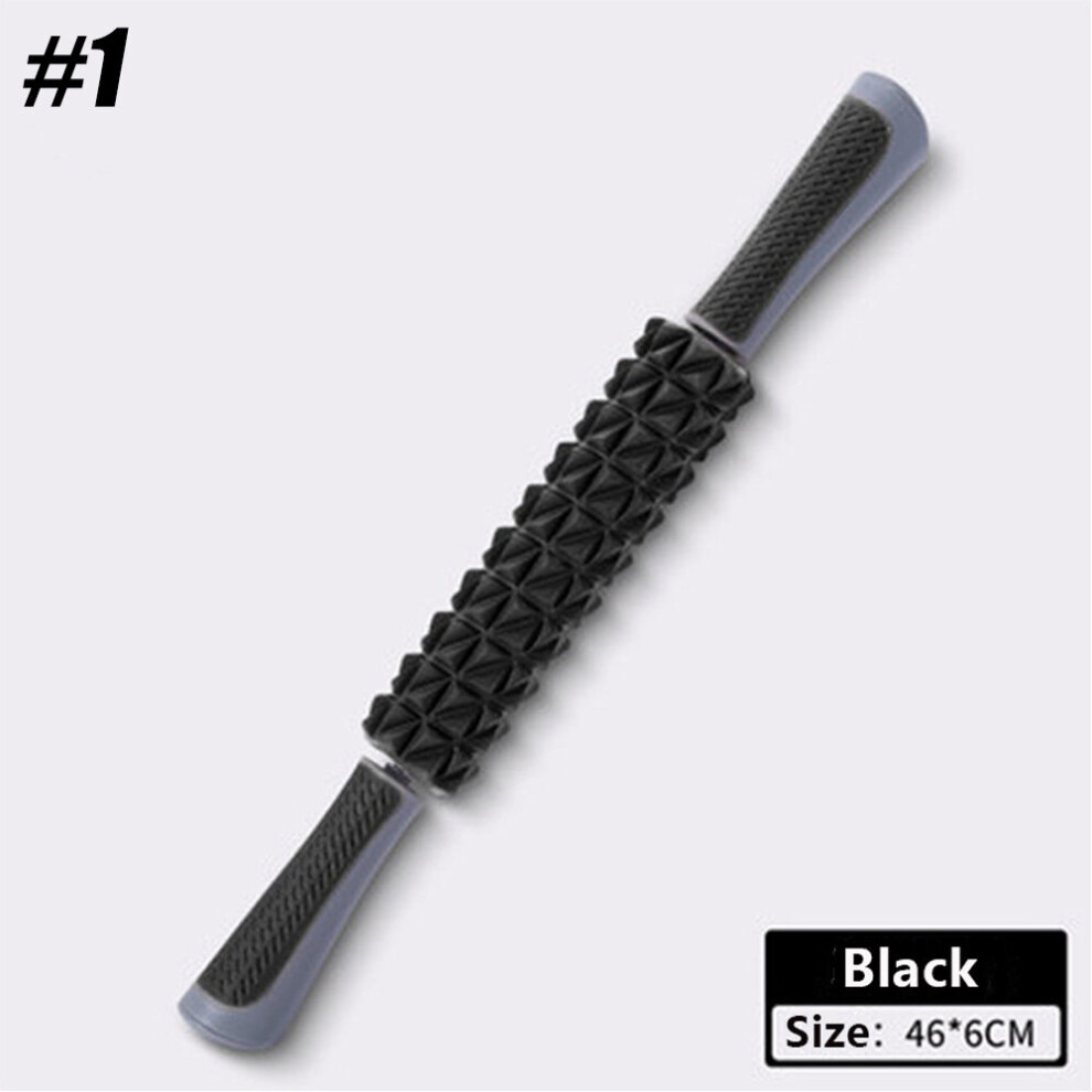 Dechoicelife Black (A-Style 1 - ) Muscle Roller Stick For Athletes,Body Massage Sticks Tool,Muscle Roller Massager For Relief Muscle Soreness,Cramping & Tightness