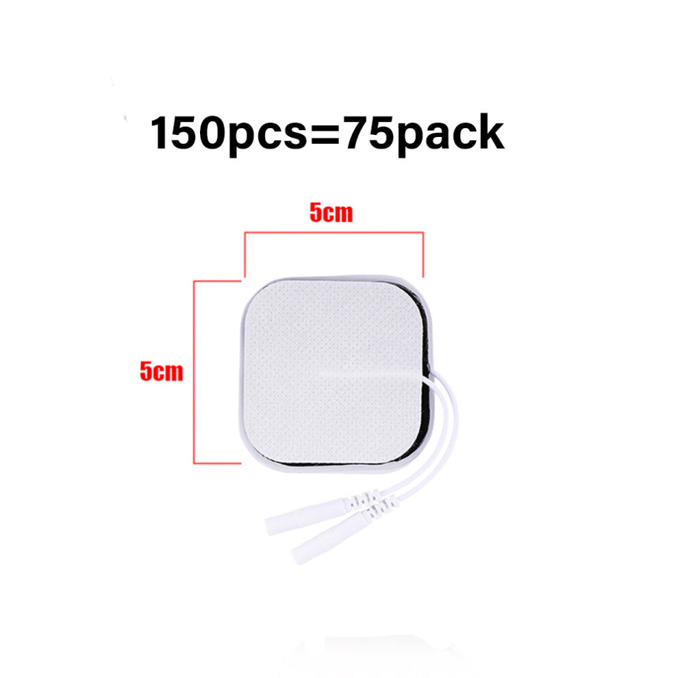 Dechoicelife (A-150Pcs 5X5cm) 150/50/20/10P Tens Ems Electrode Pads Gel Patch For Electrode Stickers Electrodes Physiotherapy Massager Nerve Muscle Stimulator