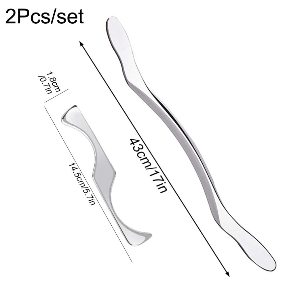Dechoicelife (A-Auburn) Medical Stainless Steel Gua Sha Scraper Physical Therapy Fascia Knife Myofascial Release Iastm Tools Physiotherapy Knife