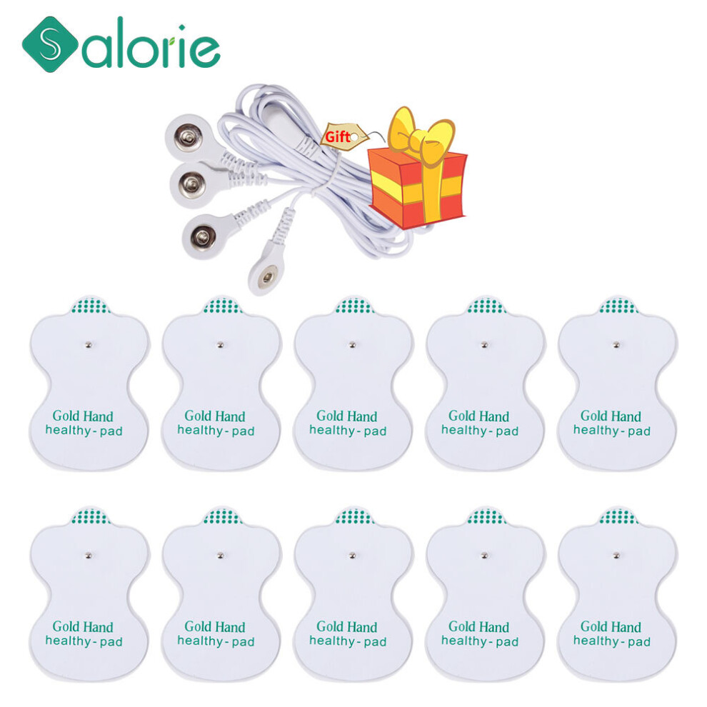 10pcs TENS Electrode Pads Self Adhesive Replacement Muscle Stimulator EMS Electric Digital Machine Massager Massage Sticker-image-OPC-PC9NY9N-NEW