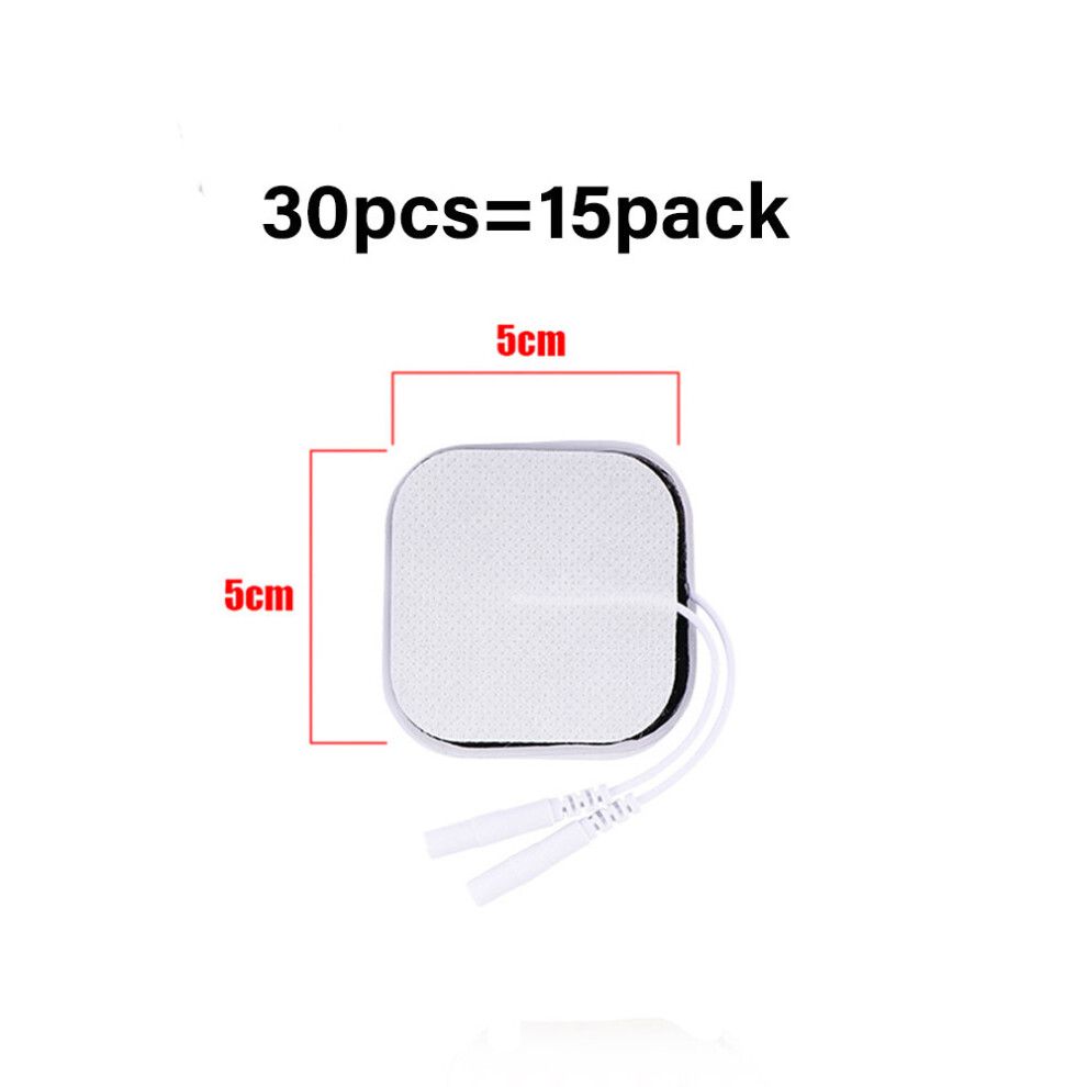 Dechoicelife (A-30Pcs 5X5cm) 150/50/20/10P Tens Ems Electrode Pads Gel Patch For Electrode Stickers Electrodes Physiotherapy Massager Nerve Muscle Stimulator