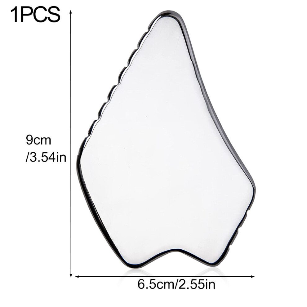 Dechoicelife (A-Transparent) Medical Stainless Steel Gua Sha Scraper Physical Therapy Fascia Knife Myofascial Release Iastm Tools Physiotherapy Knife