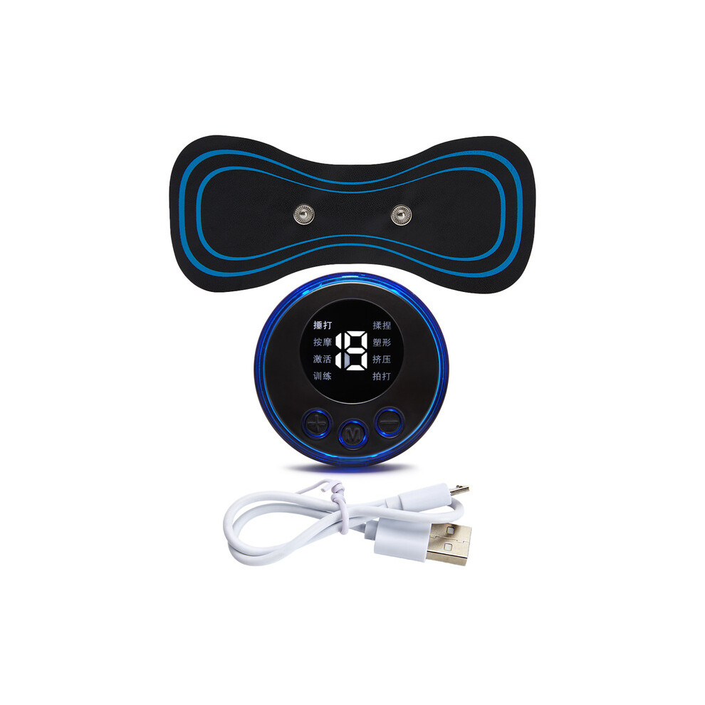 Dechoicelife (A-1 Set) Rechargeable Neck Massager Electric Neck Massage Ems Cervical Vertebra Massage Patch For Muscle Pain Relief