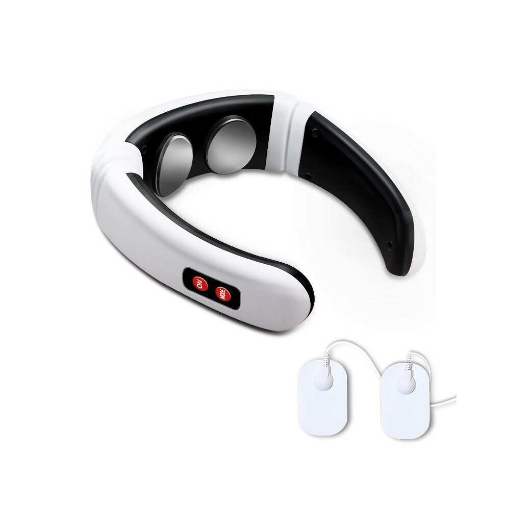 Dechoicelife Electric Neck Massager Pulse Back 6 Mode Power Control Infrared Pain Relief Neck Physiotherapy Instrument