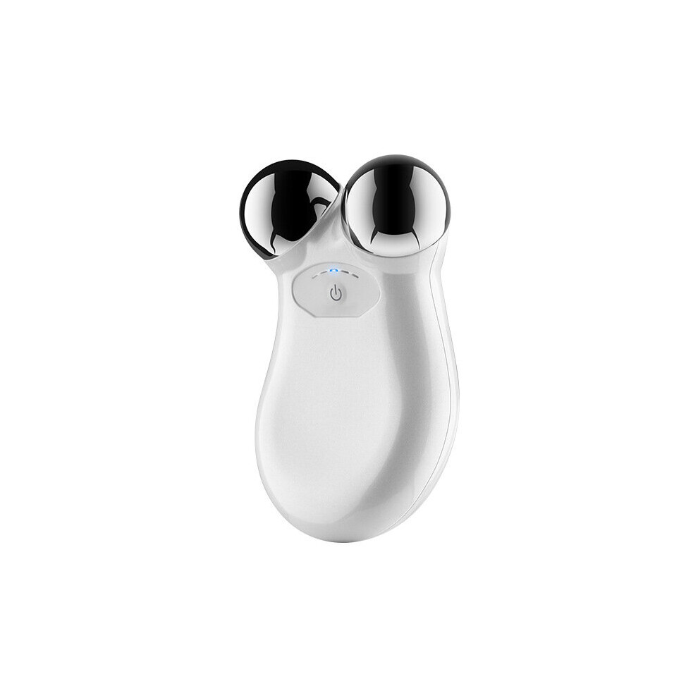 Dechoicelife White (A-) 2023 Microcurrent Facial Massager Anti Wrinkles Face Lift Roller Skin Tightening Machine Face Firming Beauty Device