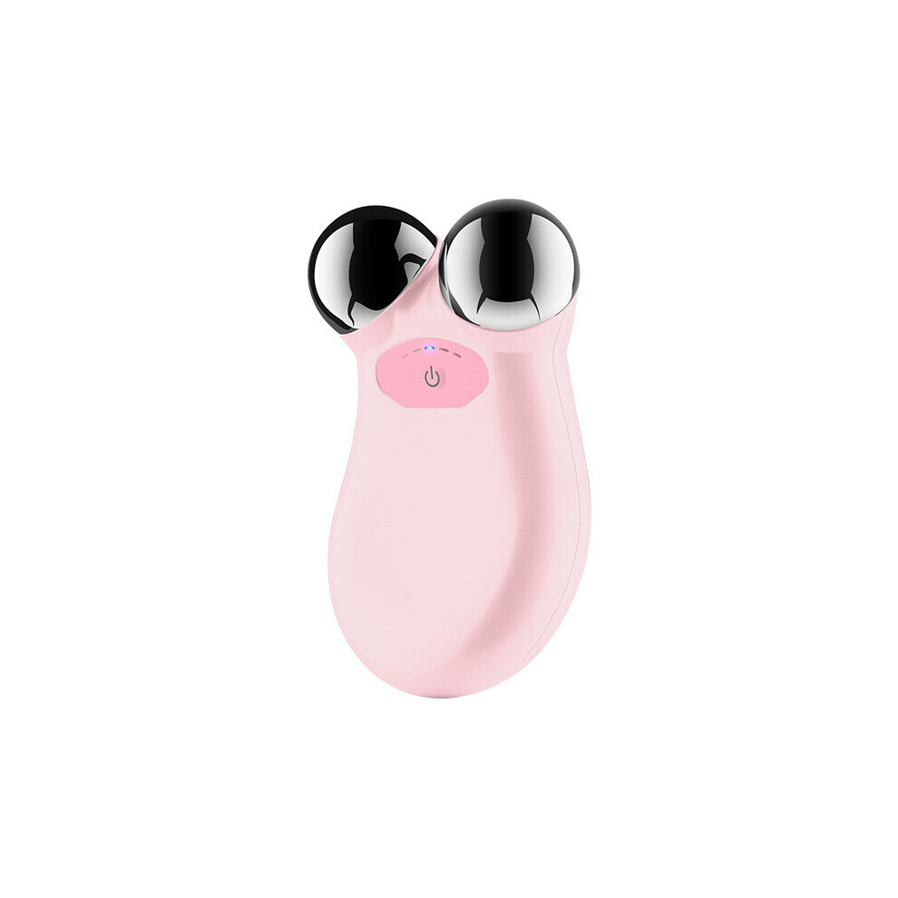 Dechoicelife Pink (A-) 2023 Microcurrent Facial Massager Anti Wrinkles Face Lift Roller Skin Tightening Machine Face Firming Beauty Device