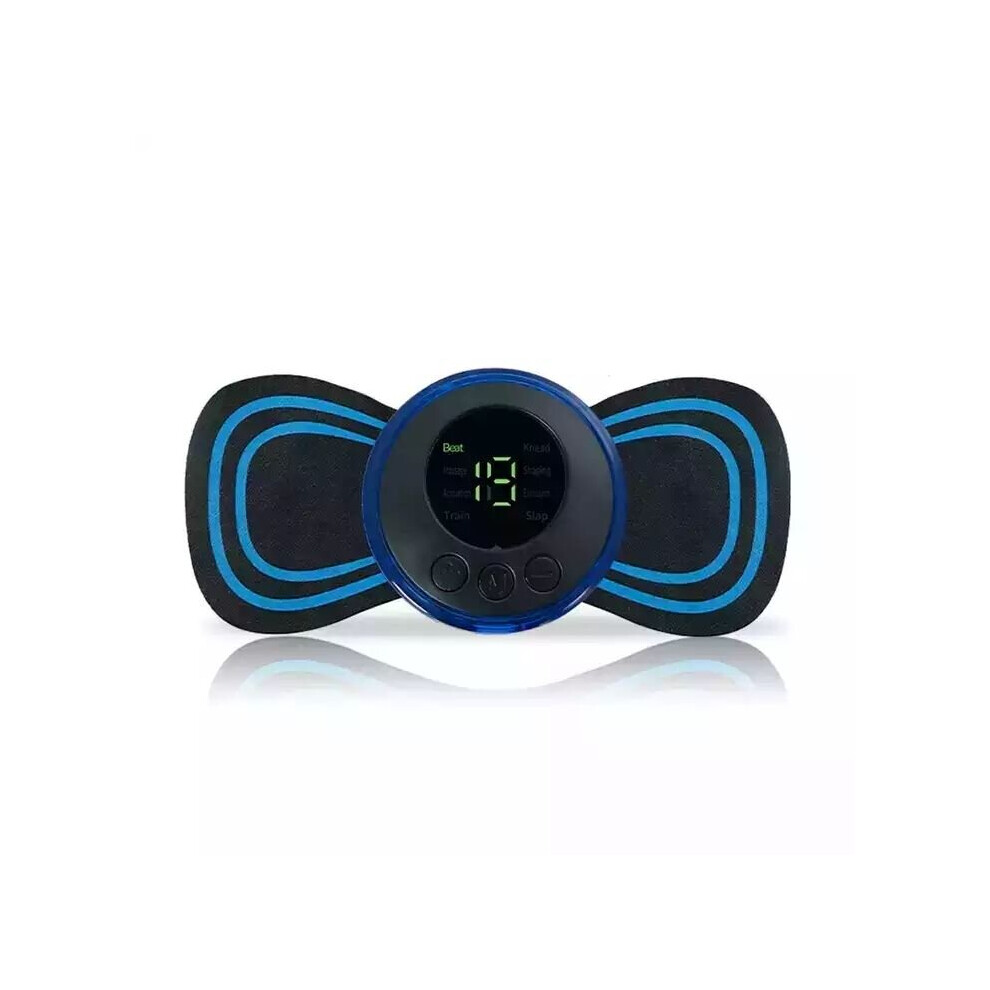 Dechoicelife (A-A) Mini Electric Ems Massager Stick Patch Cervical Muscle Relief Pain Relaxation Shoulder Instrument Portable Neck Massage