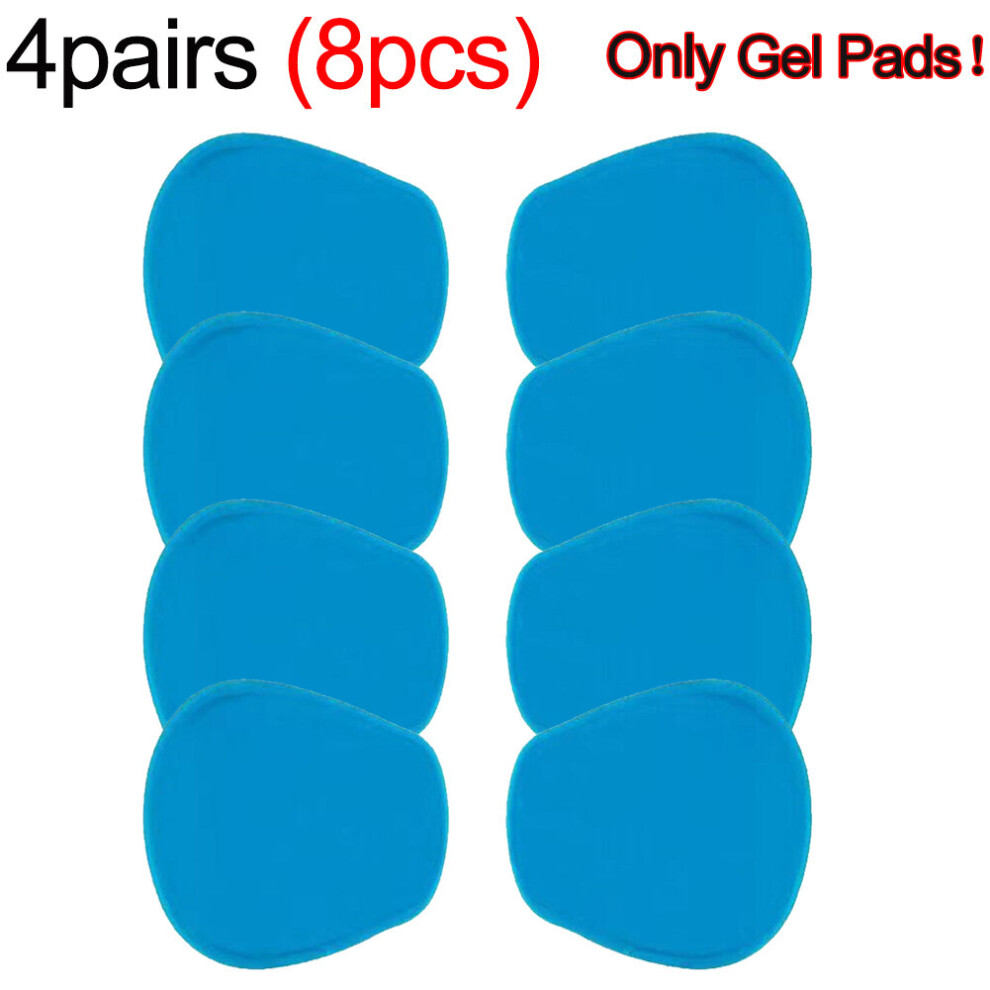 Dechoicelife (A-Only 8 Gel Pads) Ems Neck Stretcher Electric Massager Electronic Cervical Massage Patch 8 Mode Vertebra Massage For Relieve Fatigue Health Care