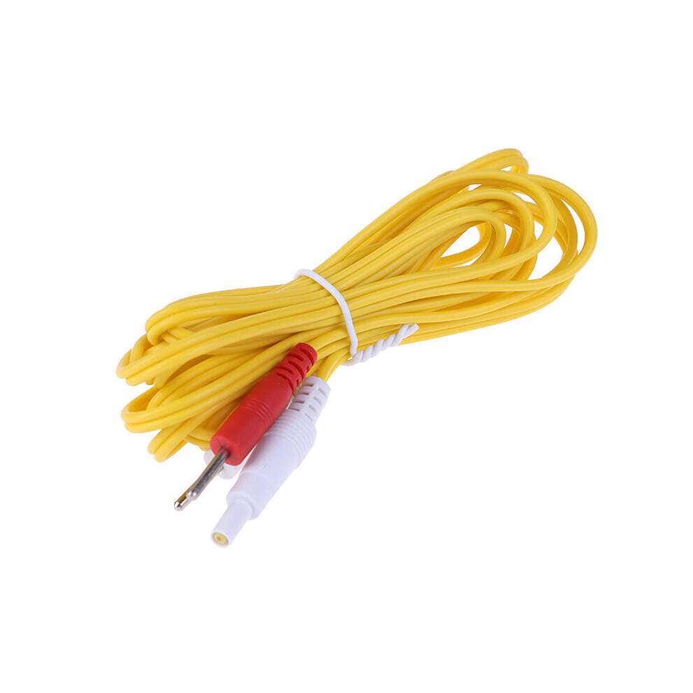 Dechoicelife (A-No.6) 2.35Mm New Electrotherapy Electrode Lead Electric Shock Wires Cable For Massager Connection Cable Massage And Relaxation 2Plugs