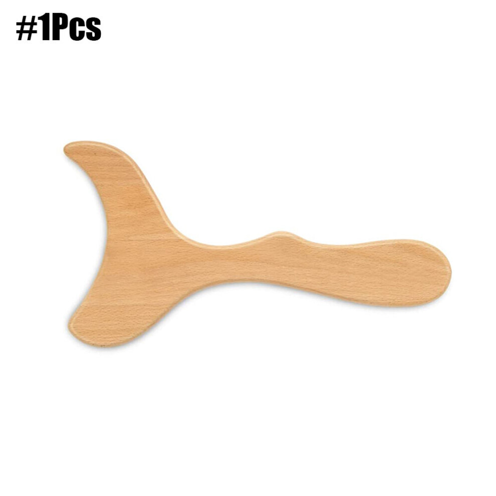 Dechoicelife Black (A-) Wooden Body Massage Tool Maderoterapia Kit Wood Massager Roller Wood Gua Sha Roller Manual Wooden For Body Contour Massager
