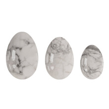 (a-3pcs Undrilled 09) 3Pcs Undrilled Yoni Egg Set Natural Jade Massage Egg Vaginal Muscle Firming Women Pelvic Kegel Exerciser Jade Massager Kegel Egg