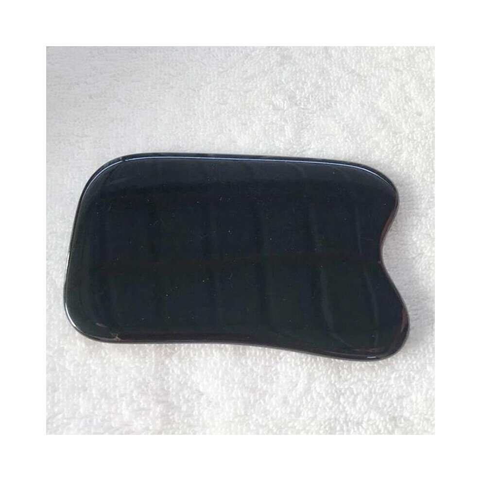 Dechoicelife (A-As Picture) Natural Jade Gua Sha Scraper Board Face Massager Facial Guasha Meridian Muscle Relaxation Skin Lifting Face Thin Gouache Scraper