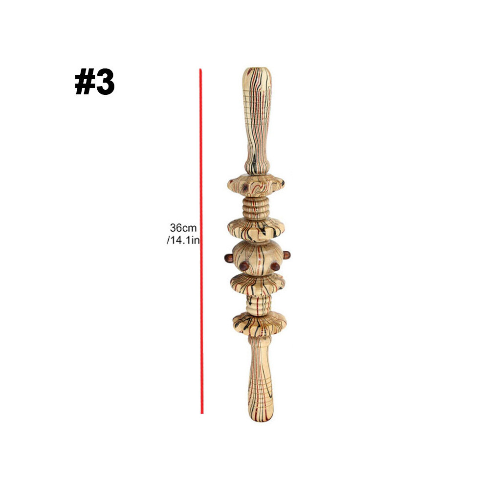 Dechoicelife (A-Type 3) 1Pcs Handheld Cellulite Blasters Massage Trigger Point Manual Muscle Release Roller Stick Massager For Muscle Pain Relief Tool