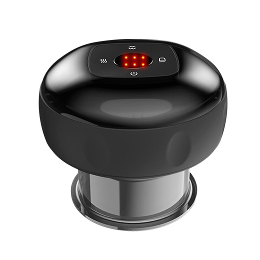 Dechoicelife Black (A-12 Level ) Electric Vacuum Cupping Massage Body Cups Anti-Cellulite Therapy Massager For Body Electric Guasha Scraping Fat Burning Slimming