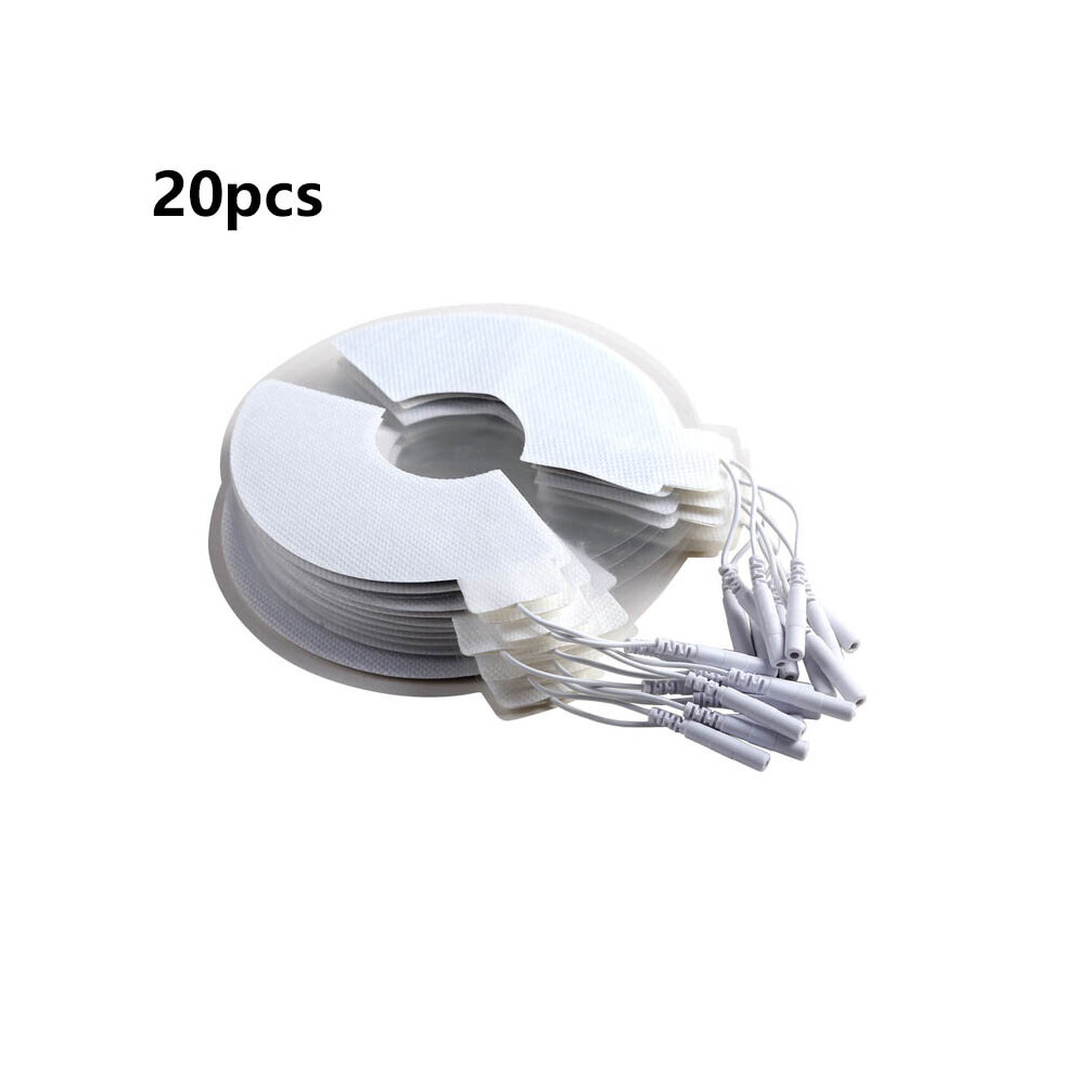 Dechoicelife (A-20Pcs) Breast Physiotherapy Electric Tens Breast Electrode Pads For Chest Adhesive Patches Acupuncture Machine Chest Massager