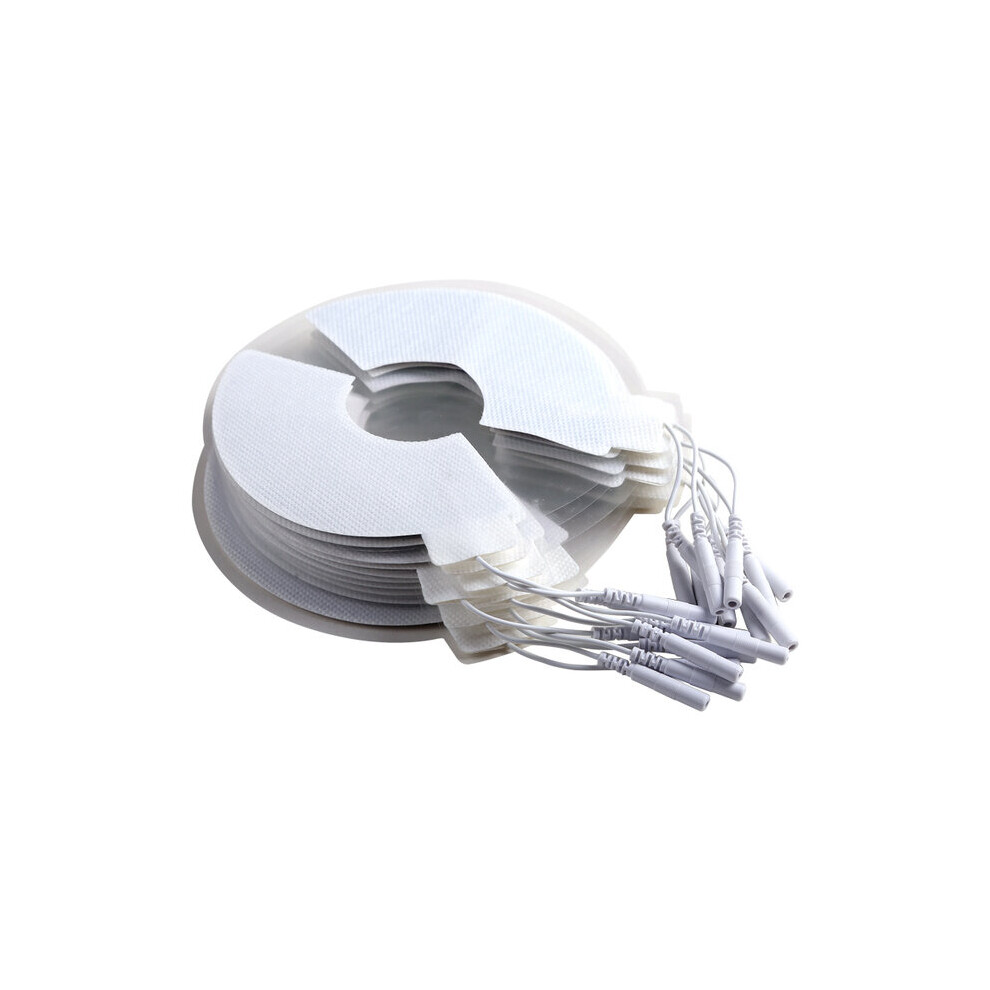 Dechoicelife (A-10Pcs) Breast Physiotherapy Electric Tens Breast Electrode Pads For Chest Adhesive Patches Acupuncture Machine Chest Massager