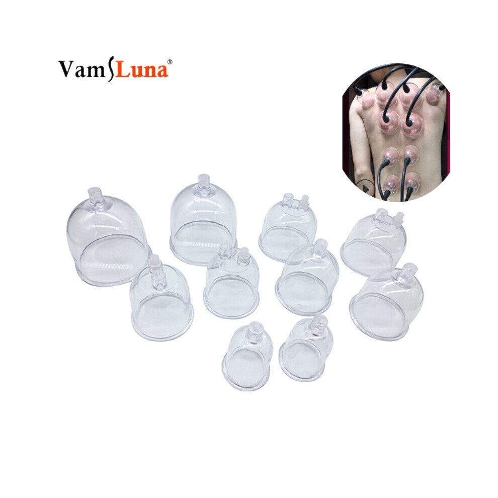 Dechoicelife 10 Pcs Cups For Vacuum Suction Machine Chinese Traditional Cupping Therapy Massager Health Instrument Accessory