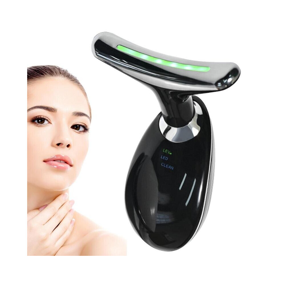 Dechoicelife Face Sculpting Device Electric Face Massage With 45-Degree Magnetic Thermal Neck Face Firming Device Double Chin Reducer For